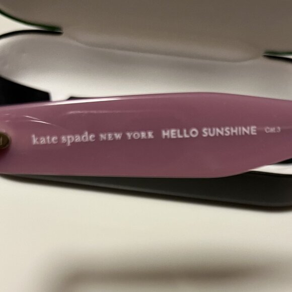 NWT Women's Kate Spade Pink Leopard/Tortoiseshell Sunglasses - Picture 7 of 8